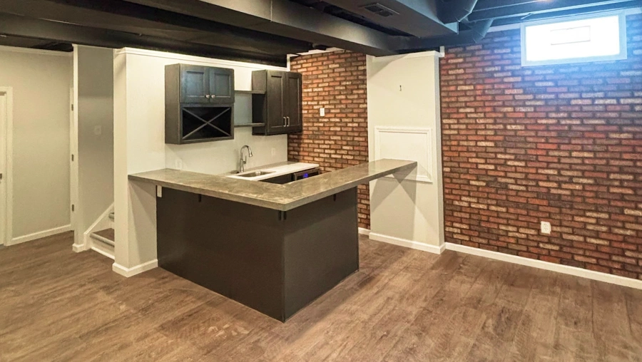 Basement Kitchen and Wet Bar Remodeling in Canton, OH